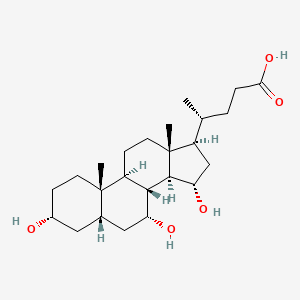 molecular formula C24H40O5 B1236932 Cygnocholic acid 