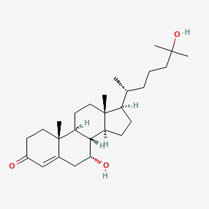molecular formula C27H44O3 B1236933 7alpha,25-Dihydroxy-4-cholesten-3-one 