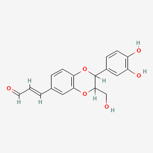 molecular formula C18H16O6 B1236943 Americanin A CAS No. 69506-79-2