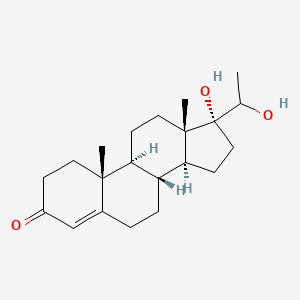 molecular formula C21H32O3 B1236945 17,20-Dihydroxypregn-4-en-3-one 