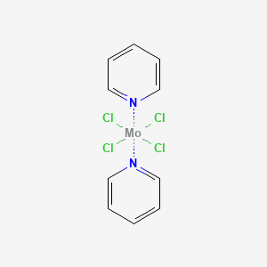 molecular formula C10H10Cl4MoN2 B1236948 [MoCl4Py2] 