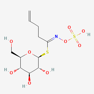 1-S-[(1Z)-N-(sulfooxy)pent-4-enimidoyl]-1-thio-beta-D-glucopyranose