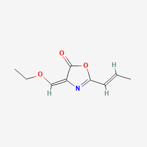 2-(1'-Propenyl)-4-ethoxymethylene-5-oxazolone