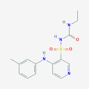molecular formula C15H18N4O3S B123696 Desisopropyl ethyl torsemide CAS No. 58155-35-4