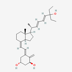 (1R,3S,5E)-5-[(2Z)-2-[(1R,3aS,7aR)-1-[(2R,3E,5E)-7-ethyl-7-hydroxynona-3,5-dien-2-yl]-7a-methyl-2,3,3a,5,6,7-hexahydro-1H-inden-4-ylidene]ethylidene]-4-methylidenecyclohexane-1,3-diol