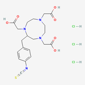molecular formula C20H29Cl3N4O6S B12369610 p-SCN-Bn-NOTA trihydrochloride 