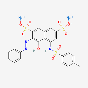 molecular formula C23H17N3Na2O9S3 B12369800 C.I. Acid red 106 