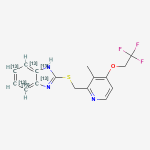 Lansoprazole sulfide-13C6