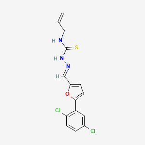 1-[(E)-[5-(2,5-dichlorophenyl)furan-2-yl]methylideneamino]-3-prop-2-enylthiourea