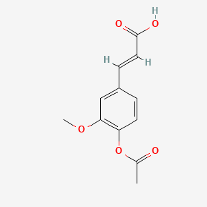 4-Acetoxy-3-methoxycinnamic acid