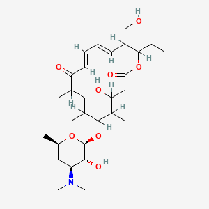 molecular formula C30H51NO8 B1237018 19-Deformyl-5-O-desosaminyl tylonide CAS No. 86131-94-4