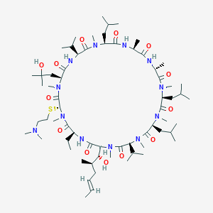 molecular formula C66H120N12O13S B1237020 Scy-635 CAS No. 210759-10-7