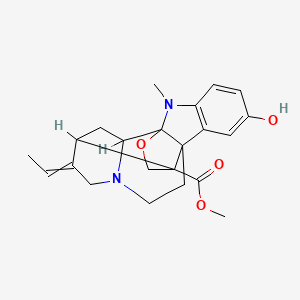 Methyl 14-ethylidene-6-hydroxy-2-methyl-18-oxa-2,12-diazahexacyclo[13.3.2.01,9.03,8.09,16.012,19]icosa-3(8),4,6-triene-16-carboxylate