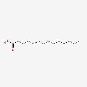 molecular formula C14H26O2 B1237036 5-Tetradecenoic acid, (5Z)- CAS No. 544-66-1
