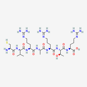 molecular formula C33H64N16O9S B12370444 CVRARTR 