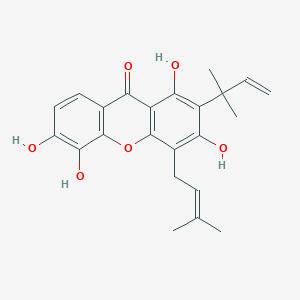 molecular formula C23H24O6 B1237049 Macluraxanthone C 