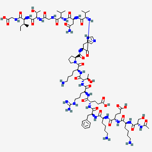molecular formula C91H149N27O28 B12370527 Elf18 