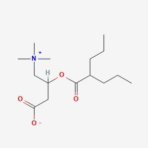 3-(2-Propylpentanoyloxy)-4-(trimethylazaniumyl)butanoate
