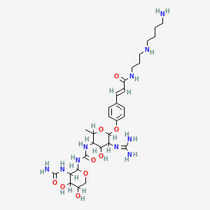molecular formula C30H50N10O9 B1237069 Glycocinnasperimicin D CAS No. 99260-73-8
