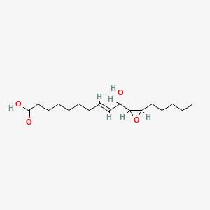 molecular formula C17H30O4 B1237071 11,12-Epoxy-10-hydroxy-8-heptadecenoic acid CAS No. 85563-62-8