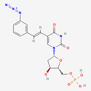 molecular formula C17H18N5O8P B1237079 Asdup CAS No. 73847-63-9