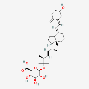 molecular formula C34H52O8 B1237082 25-羟基维生素 D2-25-葡萄糖醛酸苷 CAS No. 76020-77-4