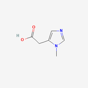 molecular formula C6H8N2O2 B1237085 Pi-Methylimidazoleacetic acid CAS No. 4200-48-0