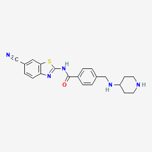 molecular formula C21H21N5OS B12370871 CKR-49-17 