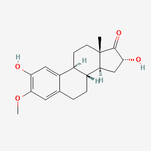 (8R,9S,13S,14S,16R)-2,16-dihydroxy-3-methoxy-13-methyl-7,8,9,11,12,14,15,16-octahydro-6H-cyclopenta[a]phenanthren-17-one