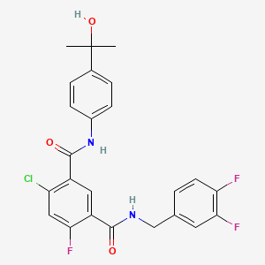 molecular formula C24H20ClF3N2O3 B12371224 BAY-5094 