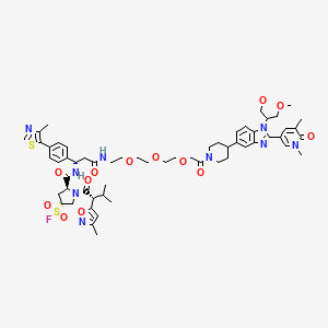 molecular formula C59H76FN9O13S2 B12371236 Brd-SF2 