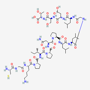 molecular formula C67H113N17O21S B12371243 Cys-V5 Peptide 