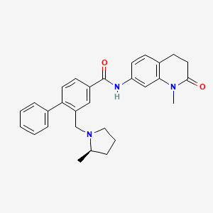 molecular formula C29H31N3O2 B12371349 AS1928370 