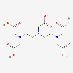 molecular formula C14H22N3O10- B1237135 Pentetate(1-) 