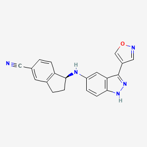 molecular formula C20H15N5O B12371370 Lrrk2-IN-10 