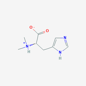 molecular formula C8H13N3O2 B1237141 N(alpha),N(alpha)-dimethyl-L-histidine 