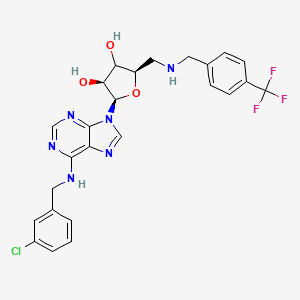molecular formula C25H24ClF3N6O3 B12371475 XSJ2-46 