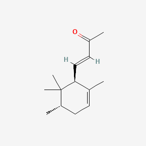molecular formula C14H22O B1237149 (+)-trans-alpha-Irone CAS No. 599-45-1