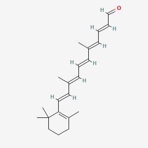 molecular formula C22H30O B1237156 14'-apo-beta-Carotenal CAS No. 6985-27-9