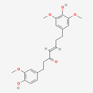molecular formula C22H26O6 B1237158 Gingerenone B CAS No. 128700-98-1