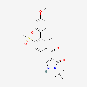 (1-Tert-Butyl-5-Hydroxy-1h-Pyrazol-4-Yl)[6-(Methylsulfonyl)-4'-Methoxy-2-Methyl-1,1'-Biphenyl-3-Yl]methanone