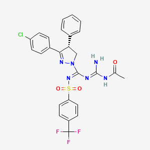 molecular formula C26H22ClF3N6O3S B12371717 (R)-Monlunabant 