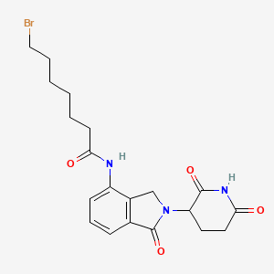 molecular formula C20H24BrN3O4 B12371723 Lenalidomide-C6-Br 