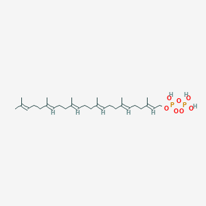 molecular formula C30H52O7P2 B1237174 All-trans-hexaprenyl diphosphate 