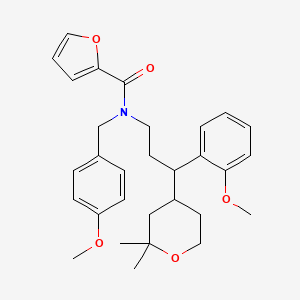 molecular formula C30H37NO5 B12371773 ICMT-IN-48 CAS No. 5936-41-4