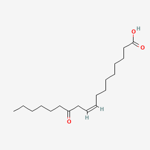 molecular formula C18H32O3 B1237178 12-Keto-oleic acid CAS No. 5455-97-0