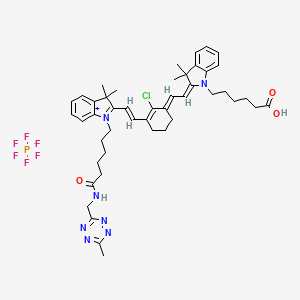 molecular formula C46H57ClF6N7O3P B12371785 IR808-TZ 