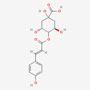 molecular formula C16H18O8 B1237185 4-O-p-Coumaroylquinic acid CAS No. 1108200-72-1