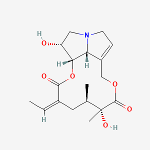 molecular formula C18H25NO6 B1237188 Anacrotine CAS No. 5096-49-1