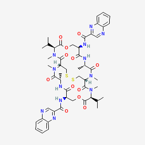 molecular formula C50H62N12O12S2 B1237192 Triostin A 